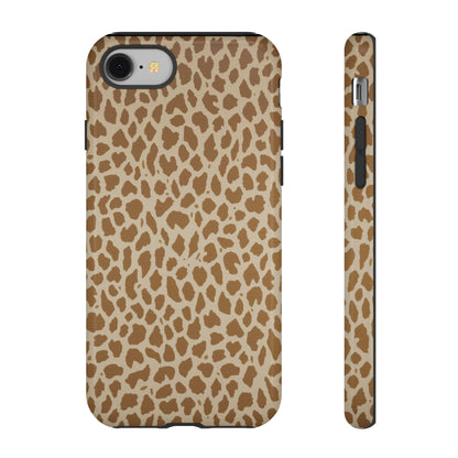 Leopard Print Tough Phone Case — Slim Protective Animal Pattern