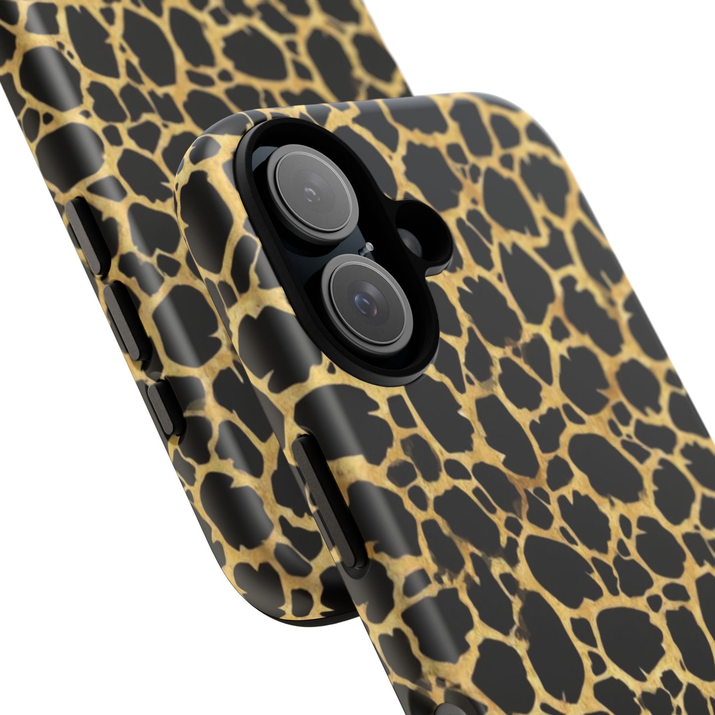 Giraffe Print Tough Phone Case — Durable Leopard-Style Protective Cover