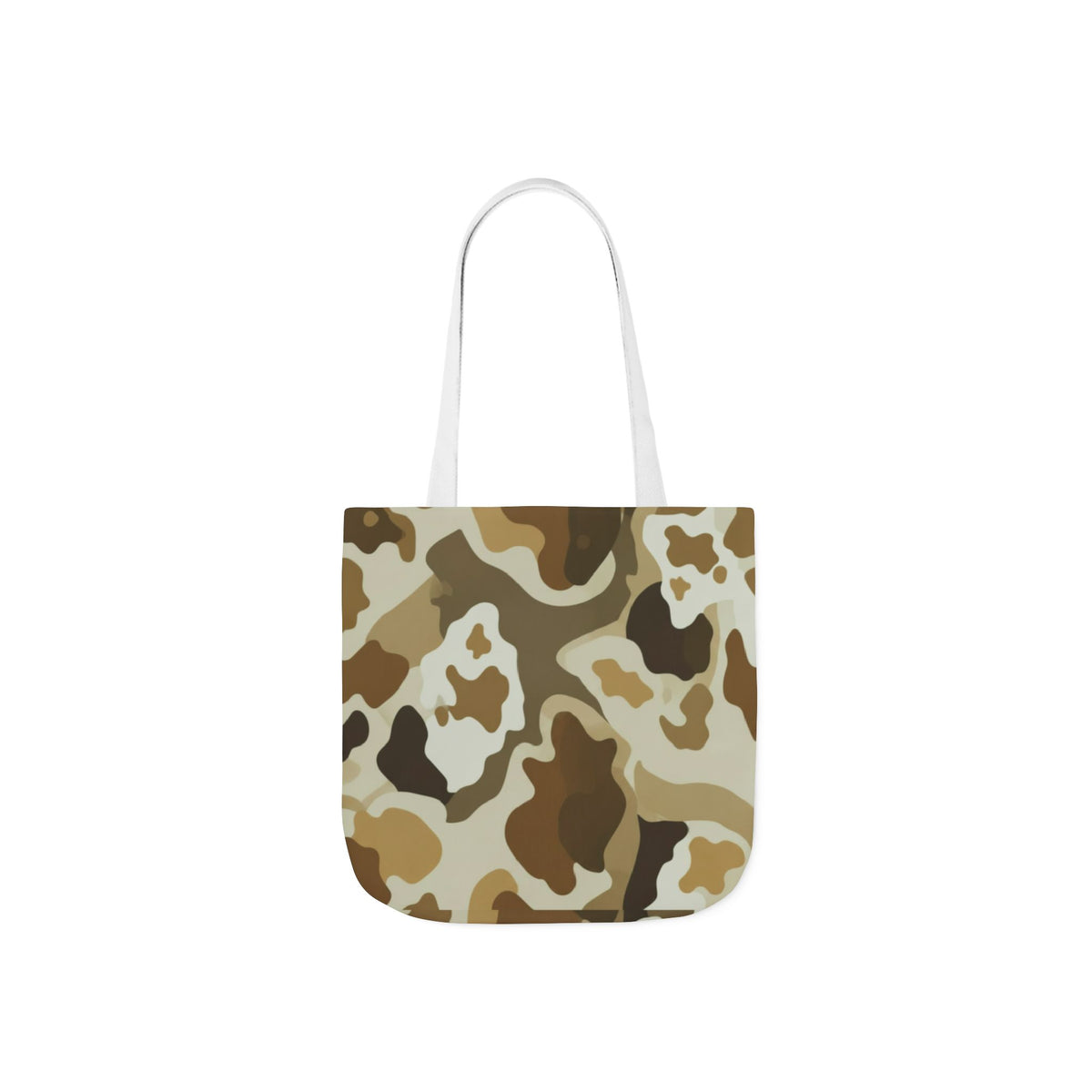 Desert Camo Canvas Tote Bag — Durable Everyday Grocery & Beach Bag