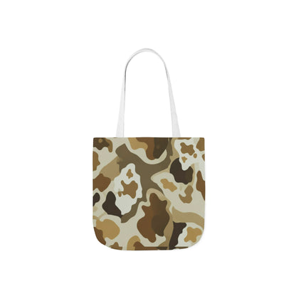 Desert Camo Canvas Tote Bag — Durable Everyday Grocery & Beach Bag