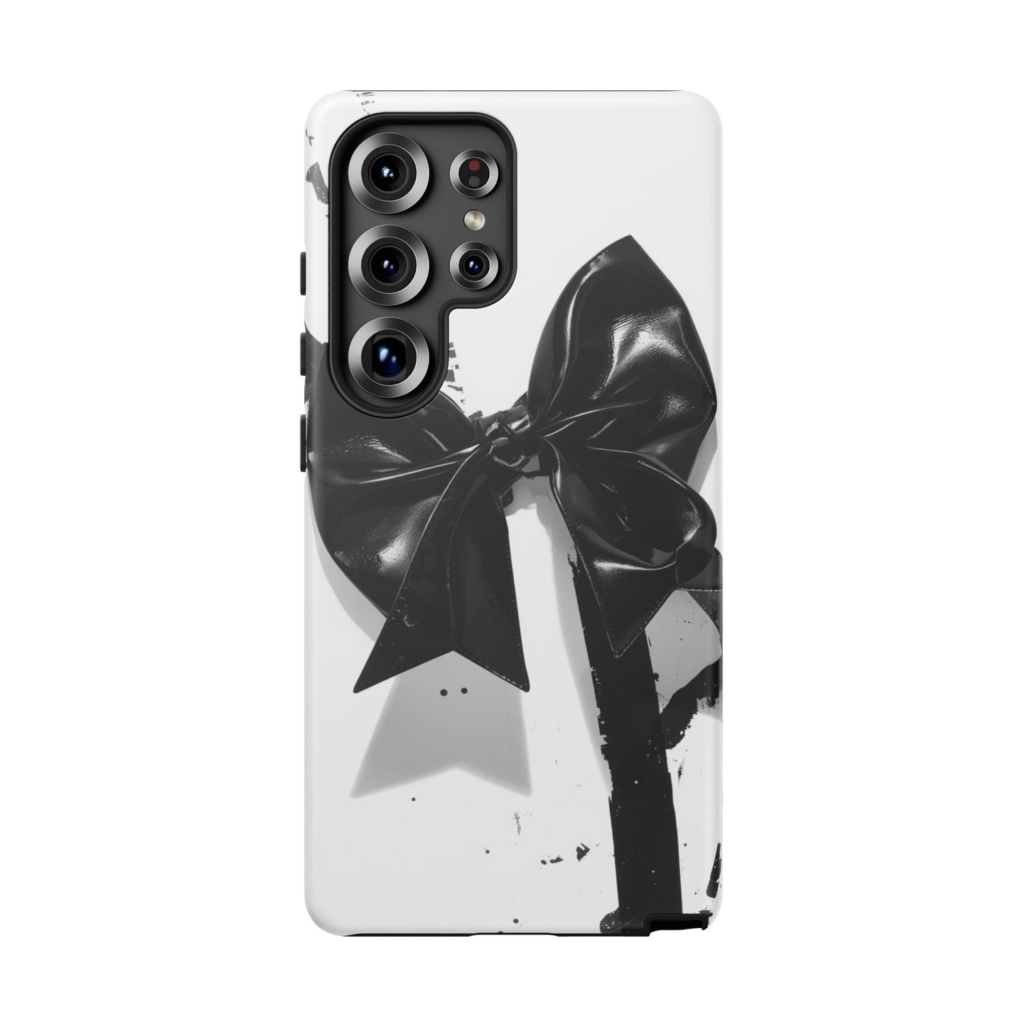Phone Case — Black Bow Graphic Protective Cover