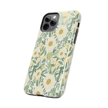 Daisy Meadow Tough Phone Case — Floral Protective Phone Cover