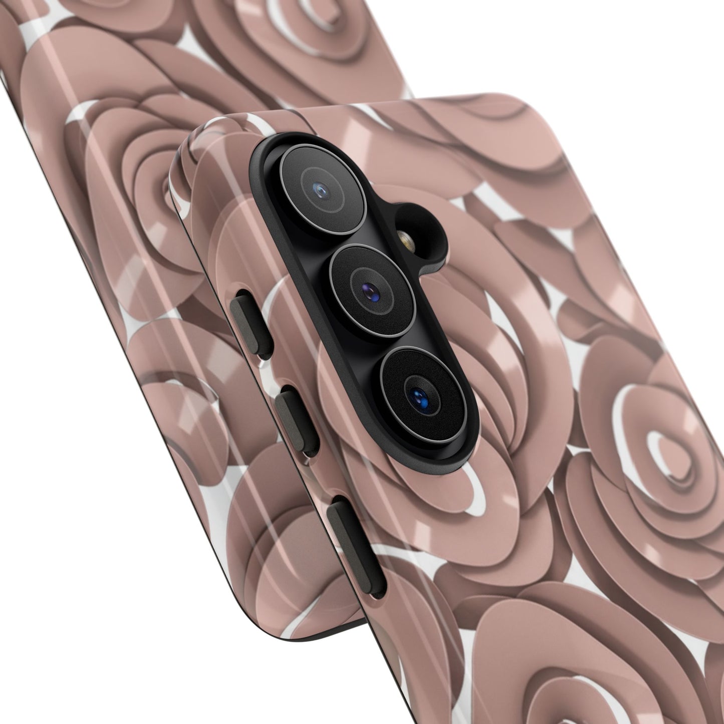 Rose Pattern Phone Case — Blush Floral Tough Case