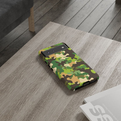 Camouflage Tough Phone Case — Military Camo Protective Cover