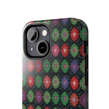 Copy of Floral Sunflower Tough Phone Case — Neutral Daisy Pattern Protective Cover