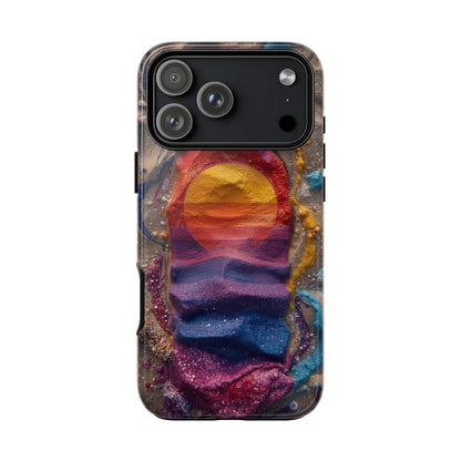 Phone Case — Colorful Sand Art Sunset Tough Protective Case