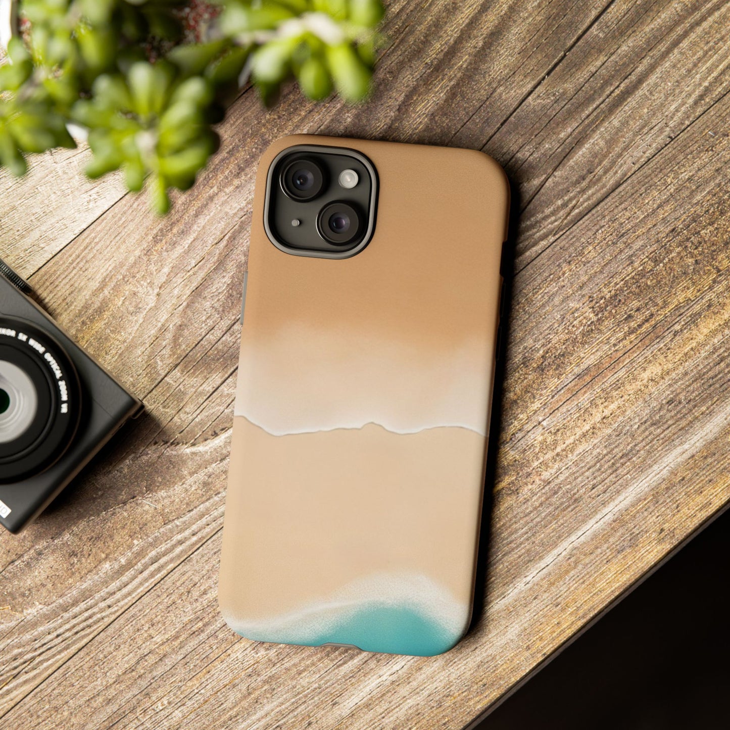Ocean Shore Tough Phone Case — Beach Wave Protective Cover