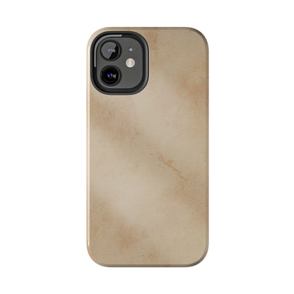 Tough Phone Case — Vintage Beige Marble Protective Phone Cover