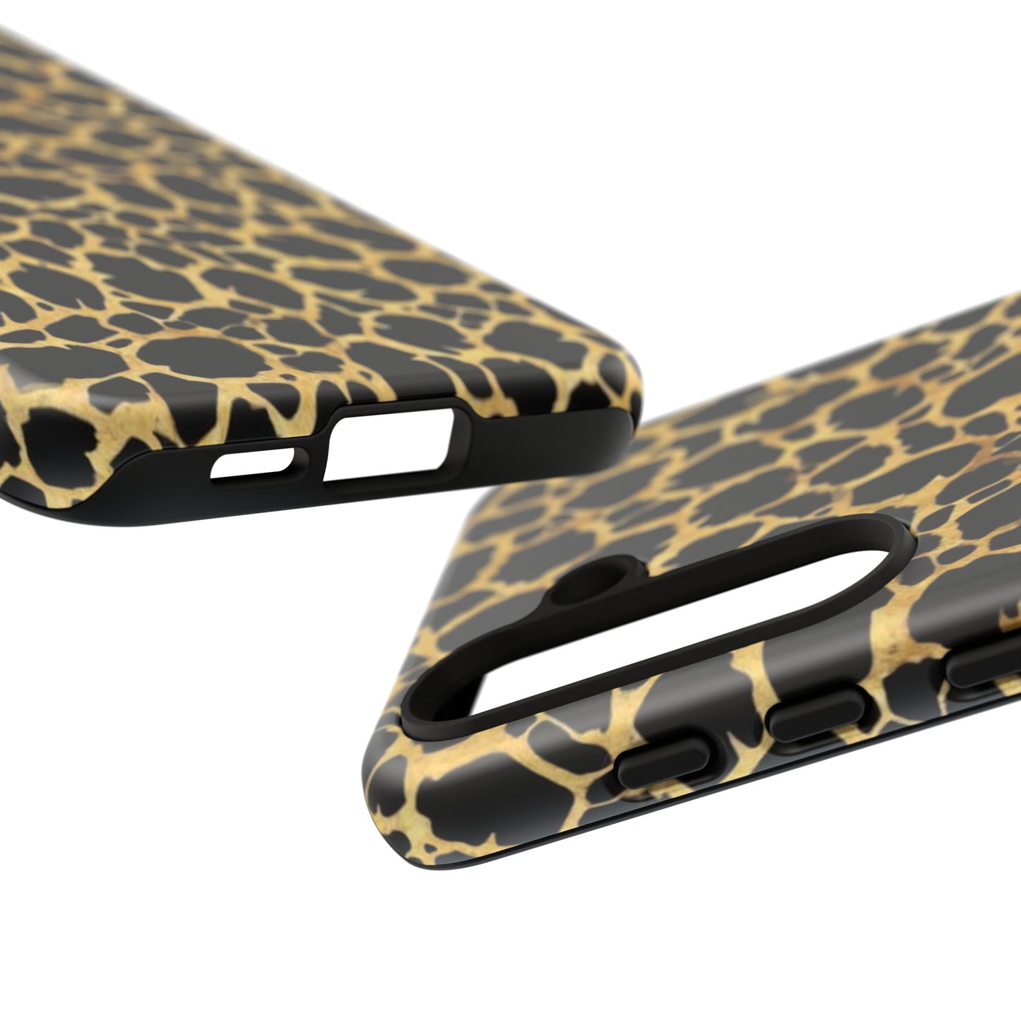Giraffe Print Tough Phone Case — Durable Leopard-Style Protective Cover