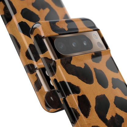 Leopard Print Tough Phone Case — Protective Animal Print iPhone Case