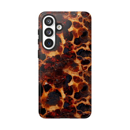 Tortoiseshell Phone Case — Protective iPhone Cover with Classic Amber Pattern