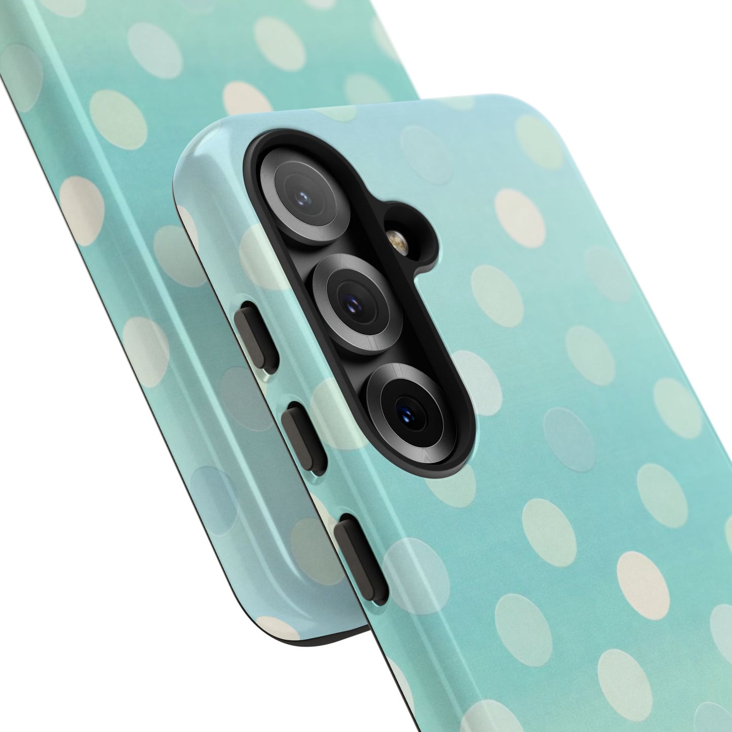 Abstract Palm Tough Phone Case — Minimal Coastal Blue Protective Cover