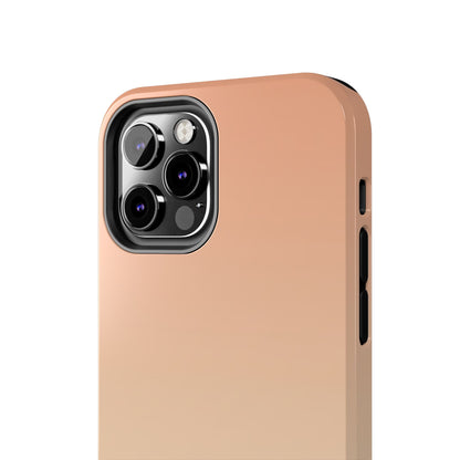 Gradient Tough Phone Case — Peach Ombre Protective Cover