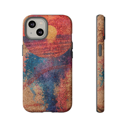 Retro Sunset Tough Phone Case