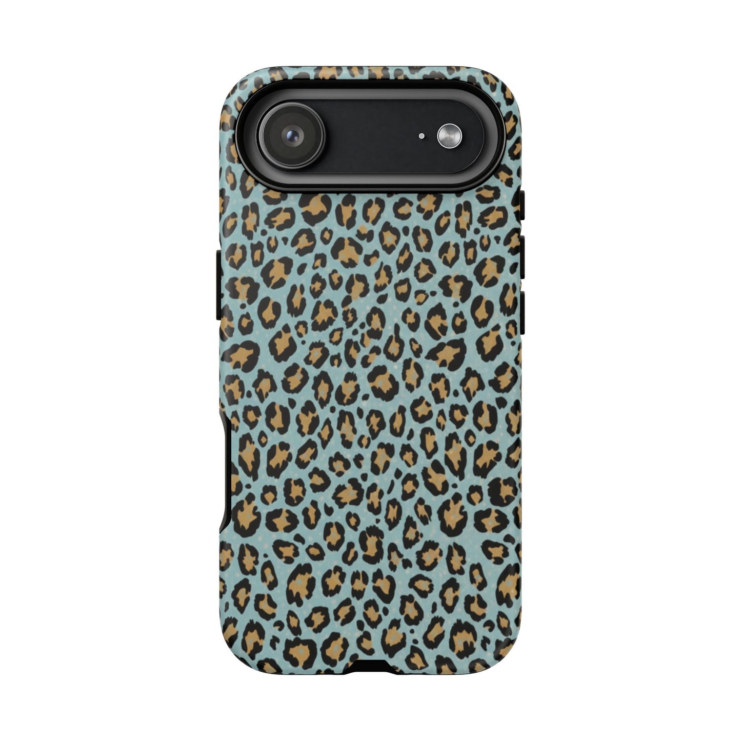 Leopard Print Tough Phone Case - Blue Cheetah Protective Cover