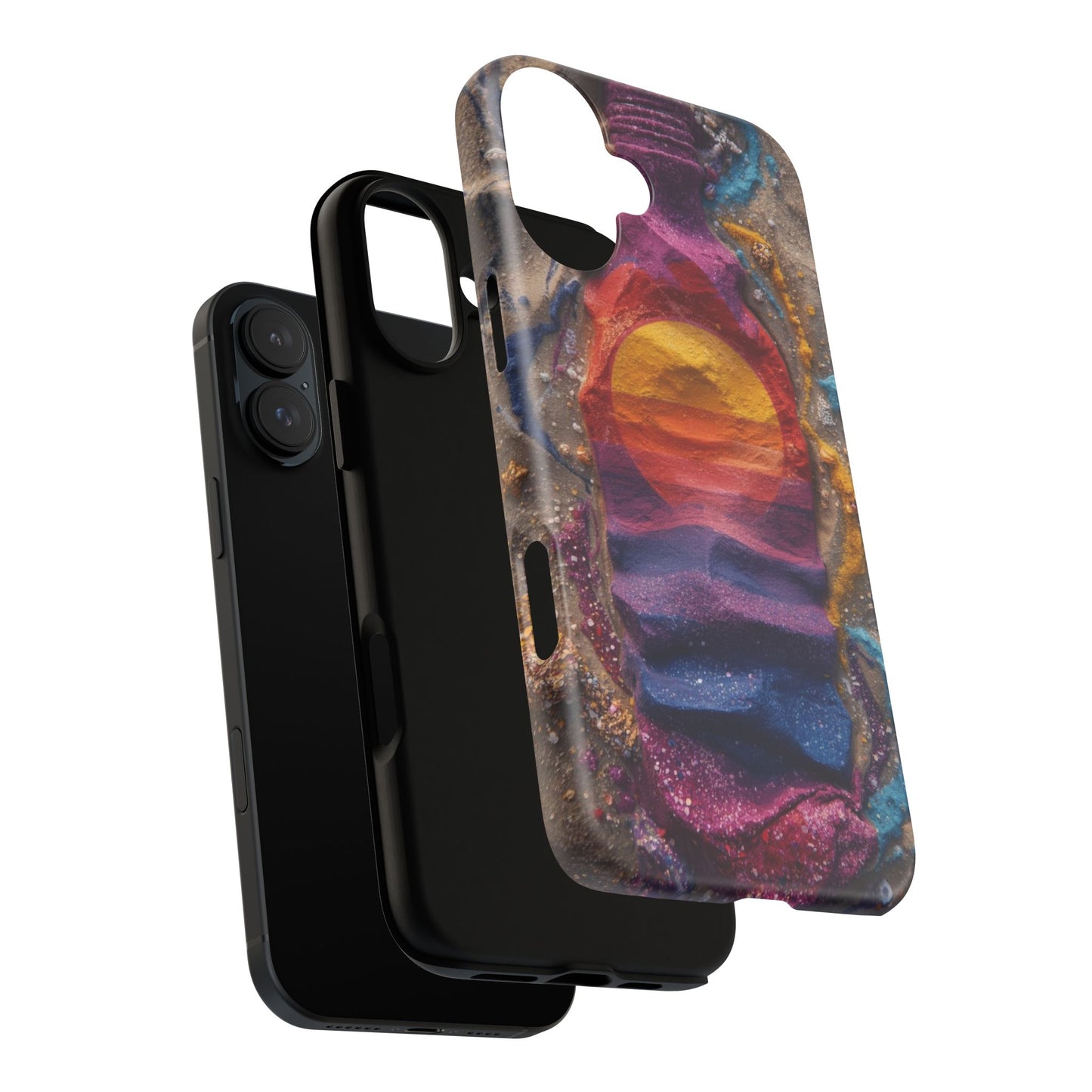 Phone Case — Colorful Sand Art Sunset Tough Protective Case