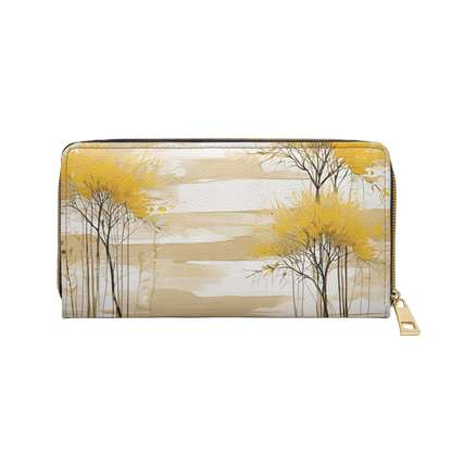 Women's Autumn Tone Wallet -  Seasonal Zipper Wallet