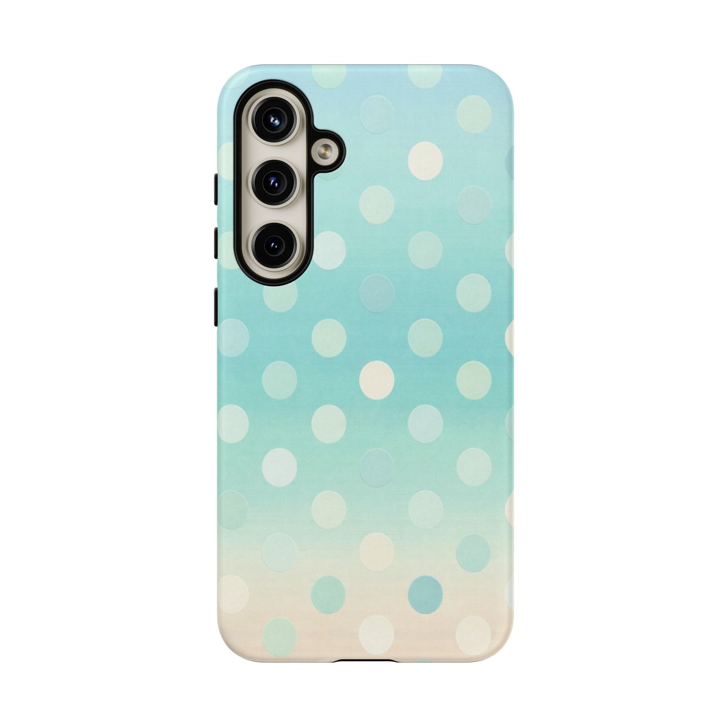 Abstract Palm Tough Phone Case — Minimal Coastal Blue Protective Cover