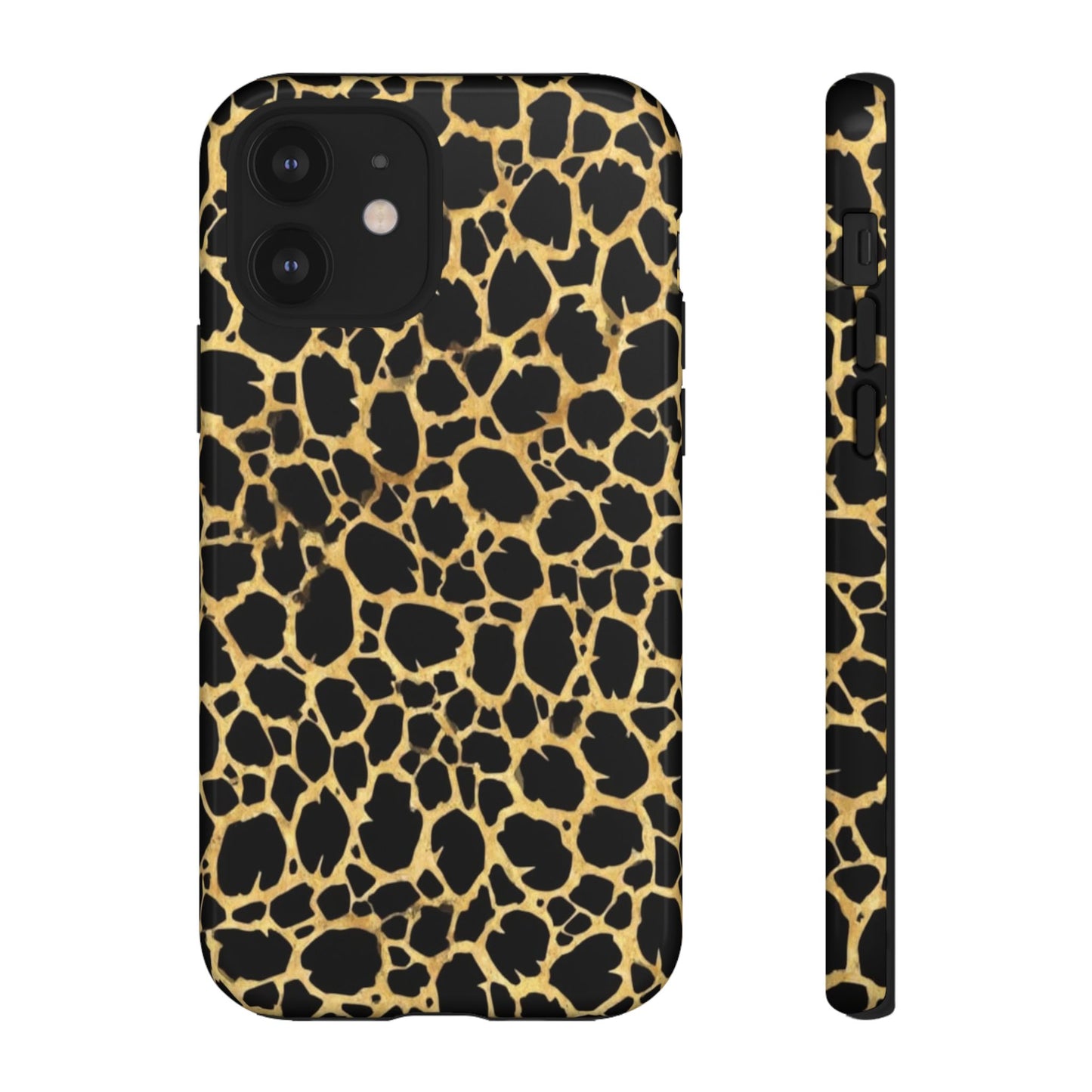 Giraffe Print Tough Phone Case — Durable Leopard-Style Protective Cover