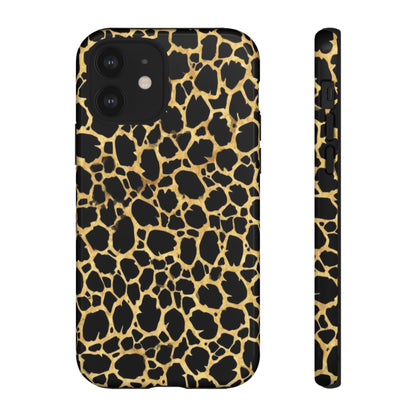 Giraffe Print Tough Phone Case — Durable Leopard-Style Protective Cover