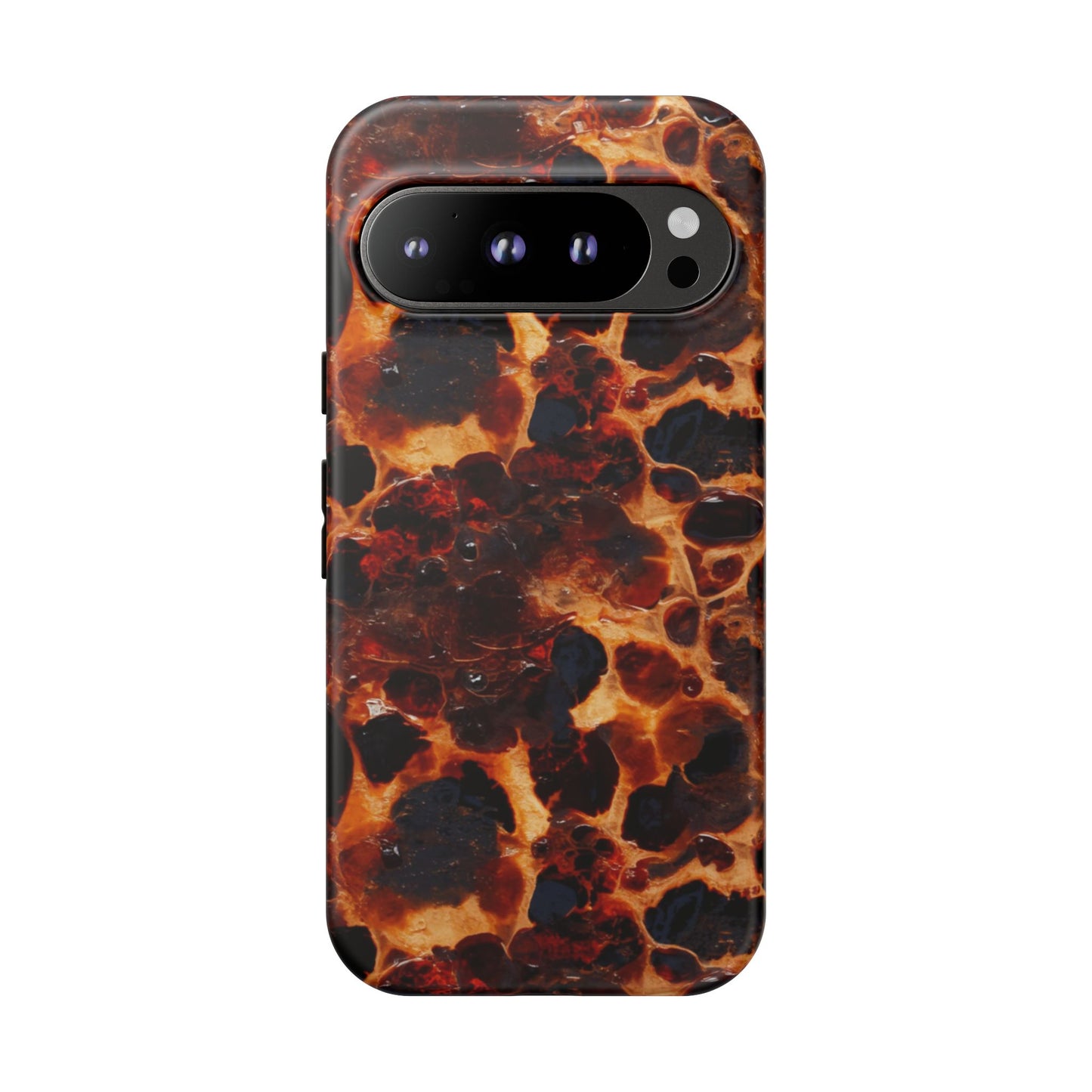 Tortoiseshell Phone Case — Protective iPhone Cover with Classic Amber Pattern