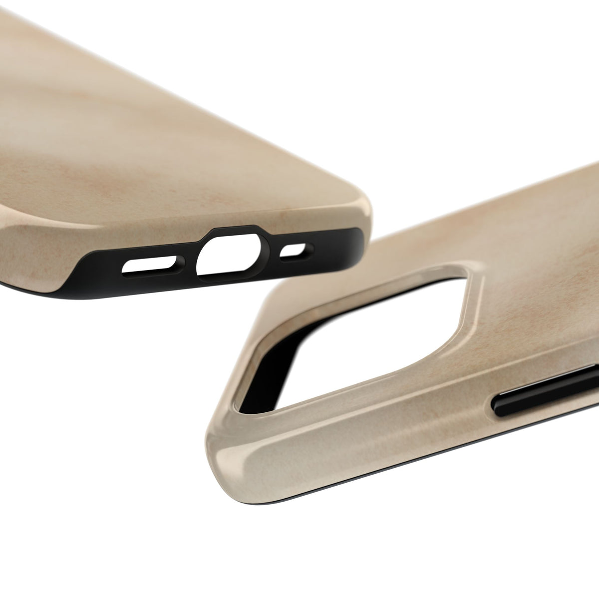 Tough Phone Case — Vintage Beige Marble Protective Phone Cover