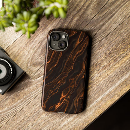 Copper Swirl Phone Case — Tough Protective iPhone Cover