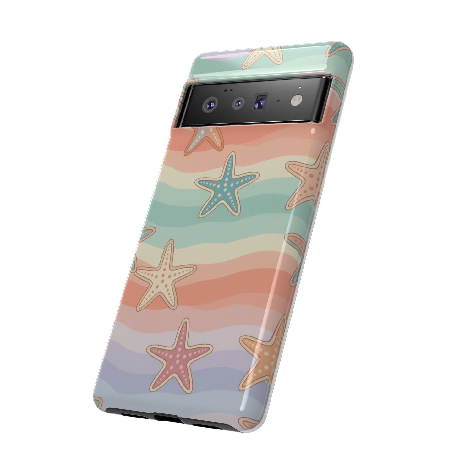 Starfish Wave Tough Phone Case — Pastel Beach Protective Cover