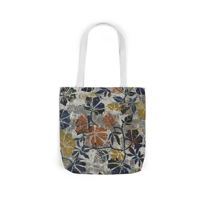 Floral Canvas Tote Bag – Rustic Watercolor Blooms