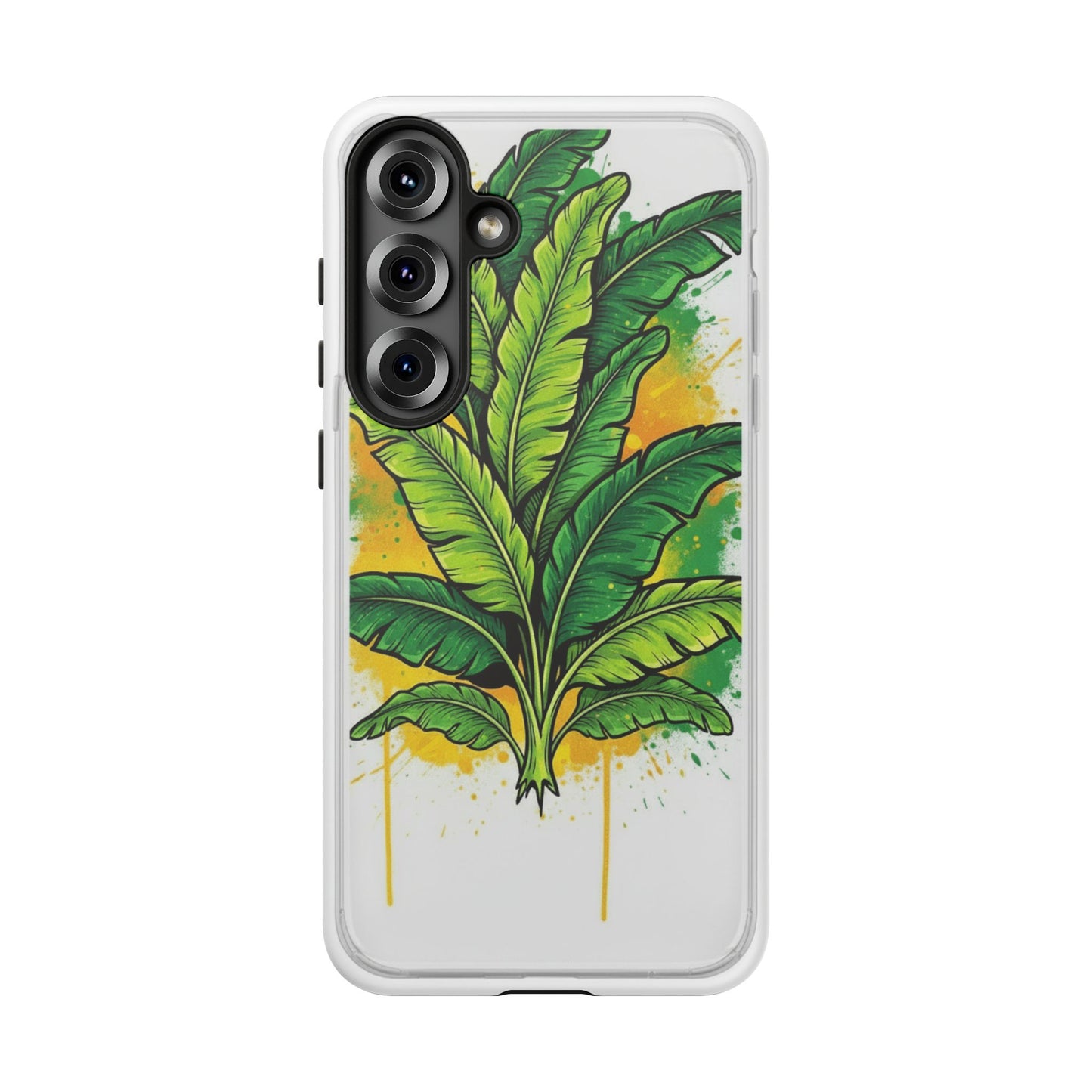 Tropical Banana Leaf Phone Case — Vibrant Green Plant Protector