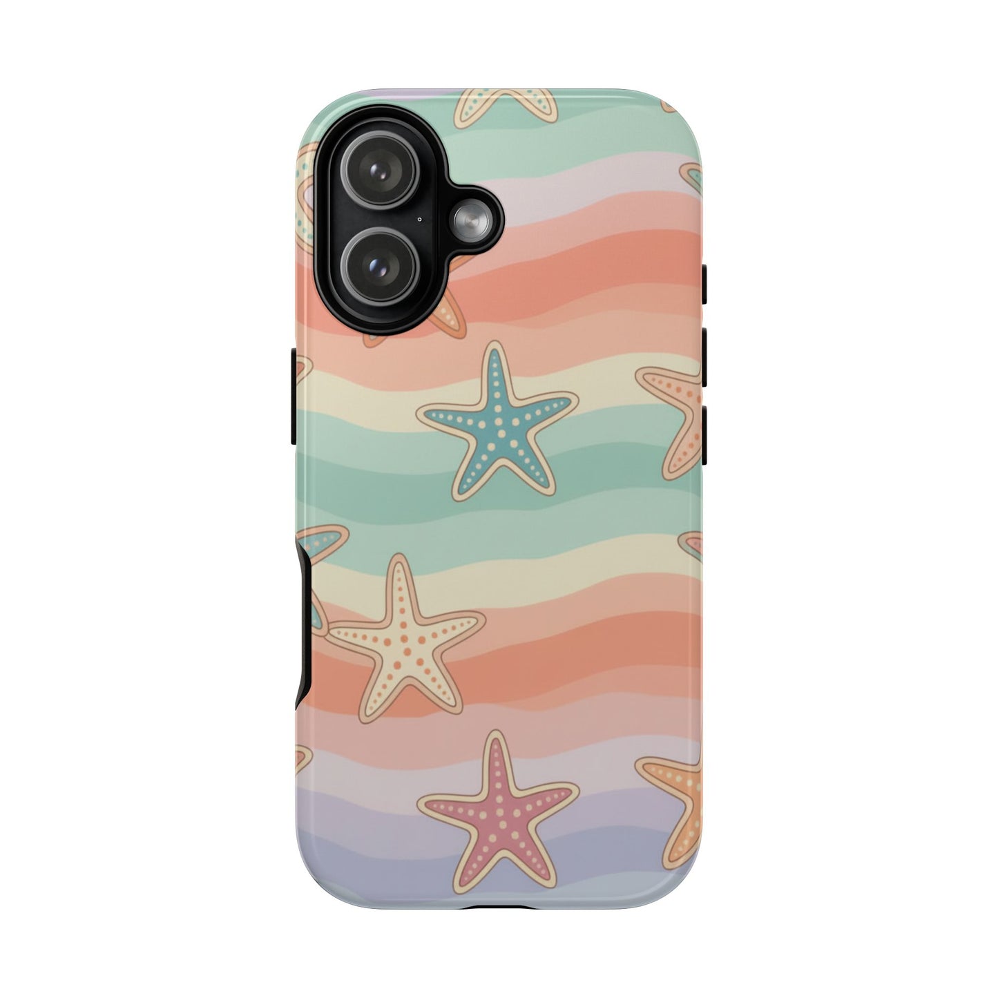 Starfish Wave Tough Phone Case — Pastel Beach Protective Cover