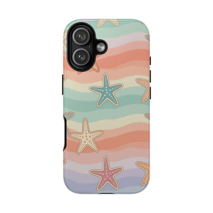 Starfish Wave Tough Phone Case — Pastel Beach Protective Cover