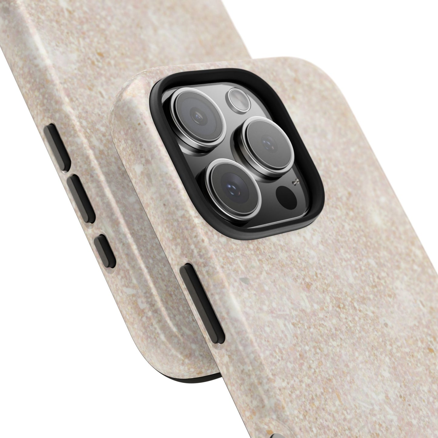Marble Texture Tough Phone Case — Sandstone Protective Phone Cover
