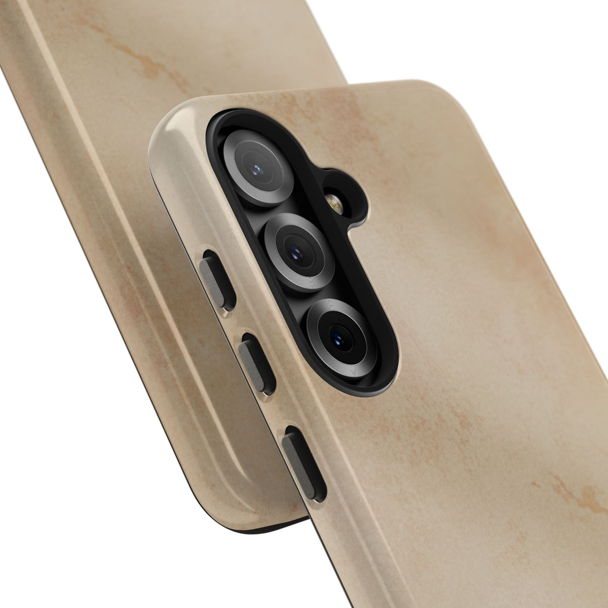 Tough Phone Case — Vintage Beige Marble Protective Phone Cover