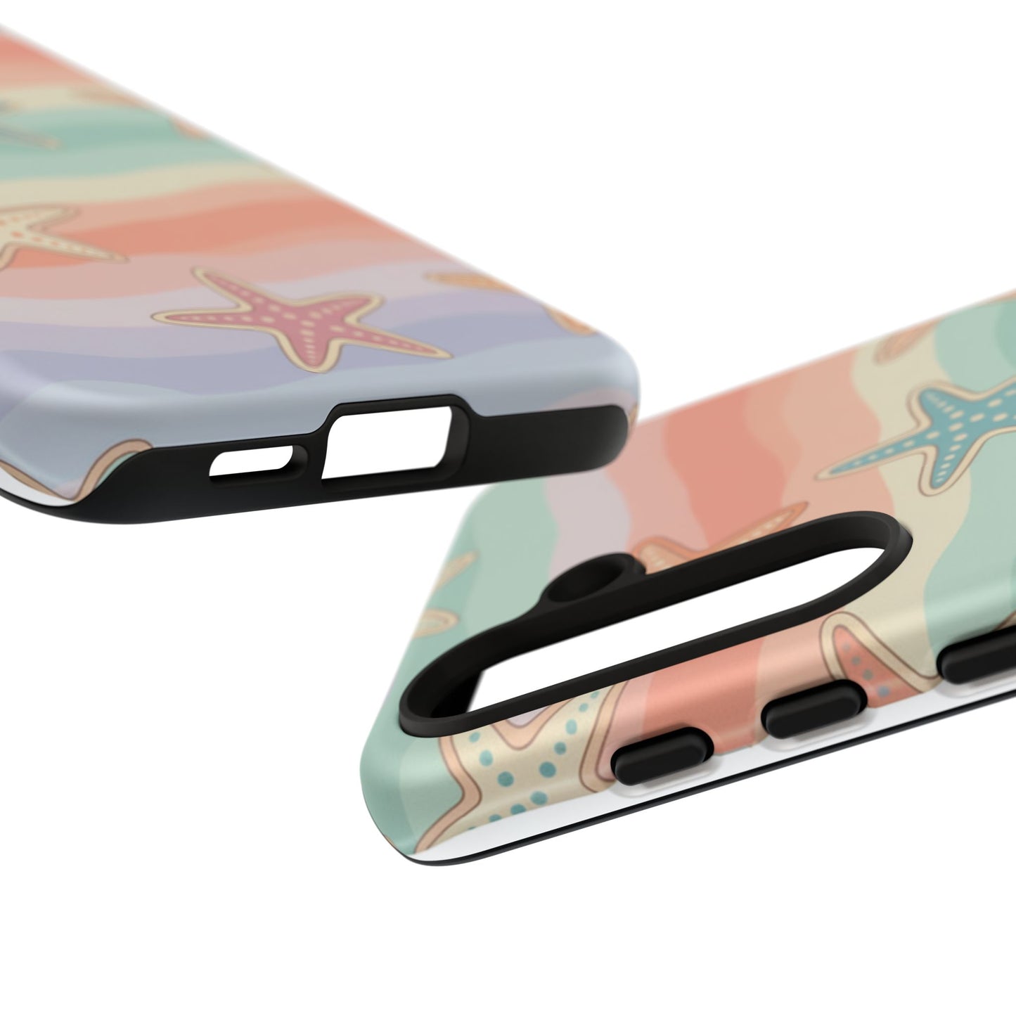 Starfish Wave Tough Phone Case — Pastel Beach Protective Cover