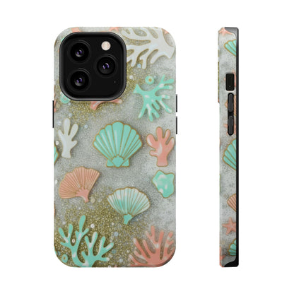 Seashell Coral Magnetic Impact Phone Case