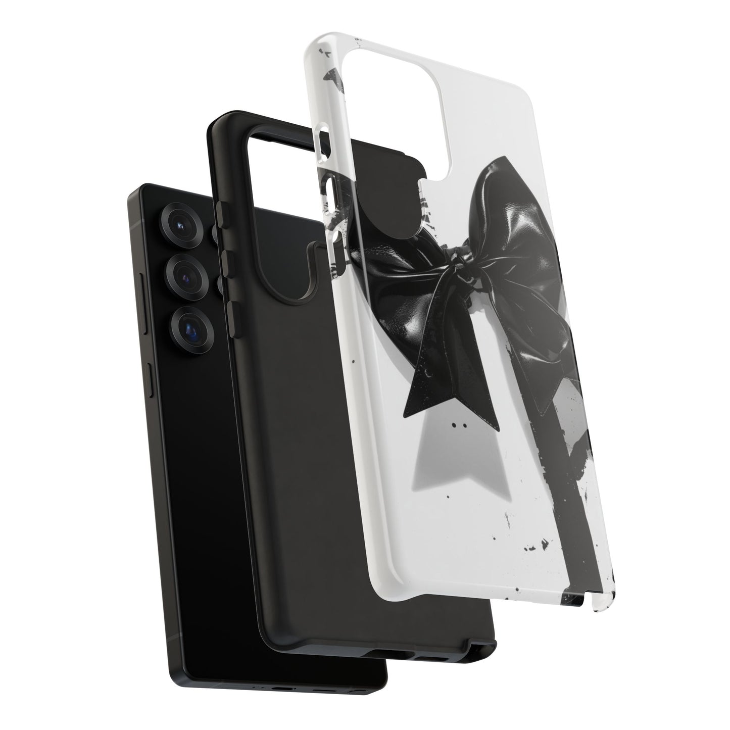 Phone Case — Black Bow Graphic Protective Cover