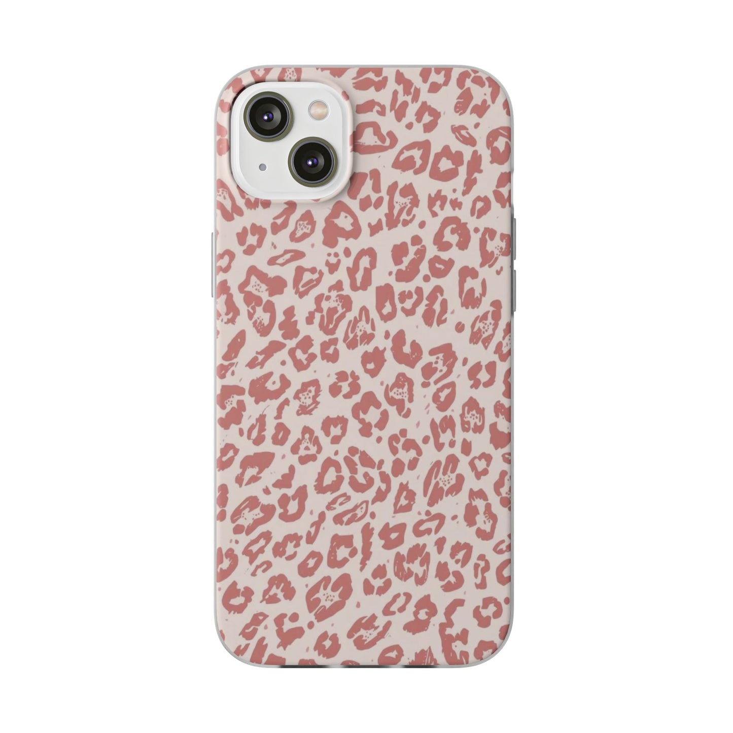 Pink Leopard Print Phone Case – Slim Flexible Protective Cover