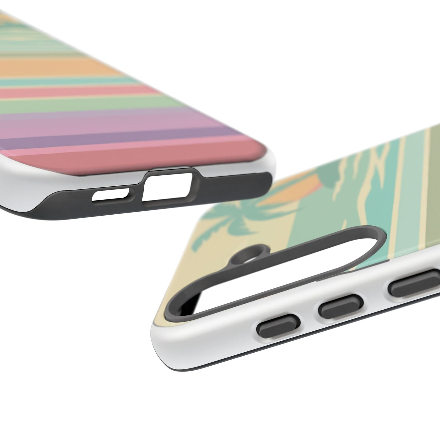 Tough Case — Retro Pastel Sunset Palm Tree Phone Case