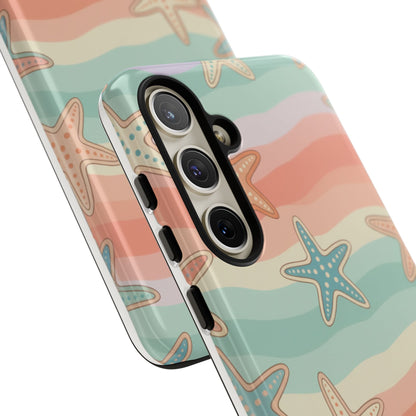 Starfish Wave Tough Phone Case — Pastel Beach Protective Cover