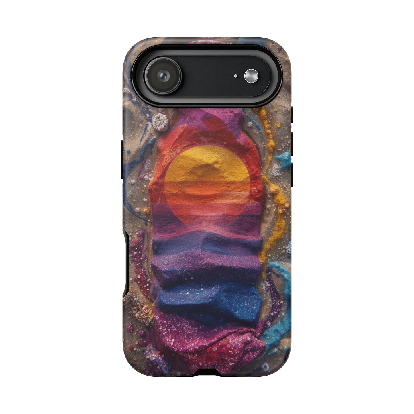 Phone Case — Colorful Sand Art Sunset Tough Protective Case