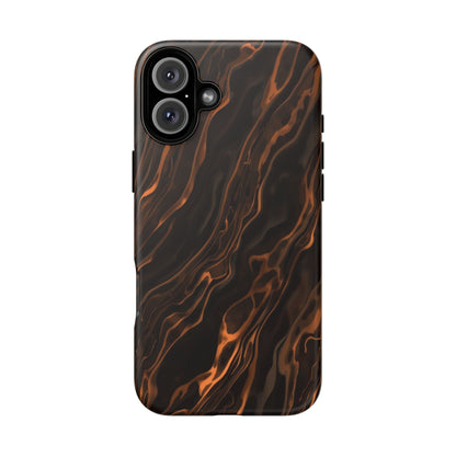 Copper Swirl Phone Case — Tough Protective iPhone Cover