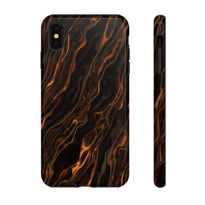 Copper Swirl Phone Case — Tough Protective iPhone Cover