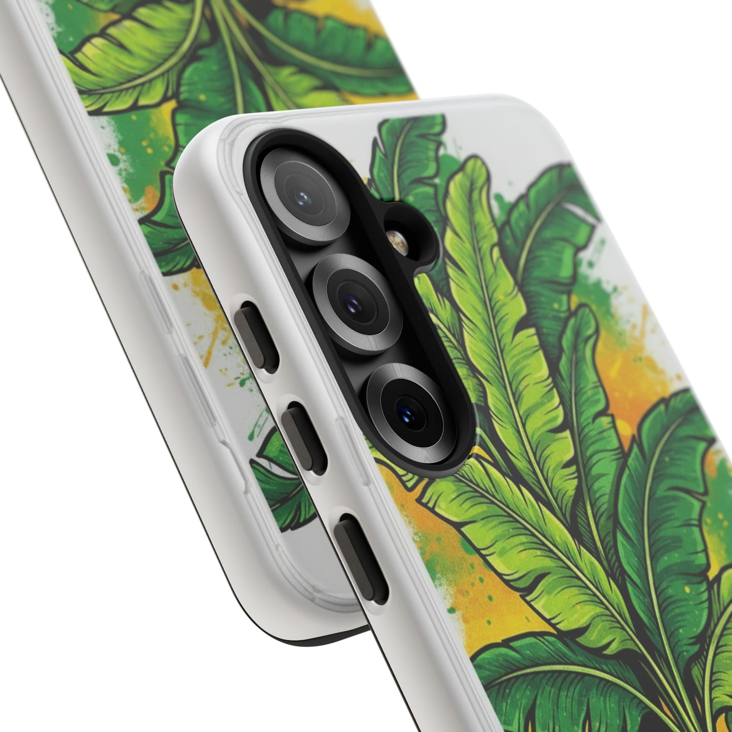Tropical Banana Leaf Phone Case — Vibrant Green Plant Protector