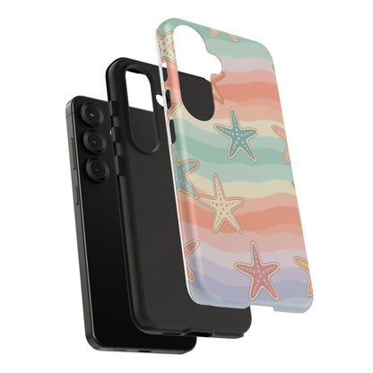Starfish Wave Tough Phone Case — Pastel Beach Protective Cover