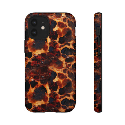 Tortoiseshell Phone Case — Protective iPhone Cover with Classic Amber Pattern