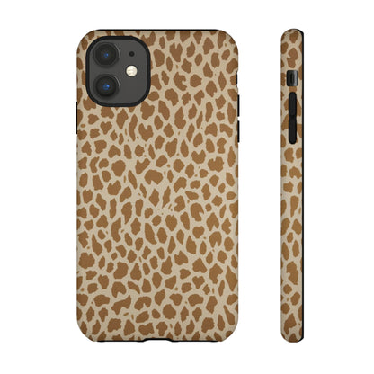 Leopard Print Tough Phone Case — Slim Protective Animal Pattern