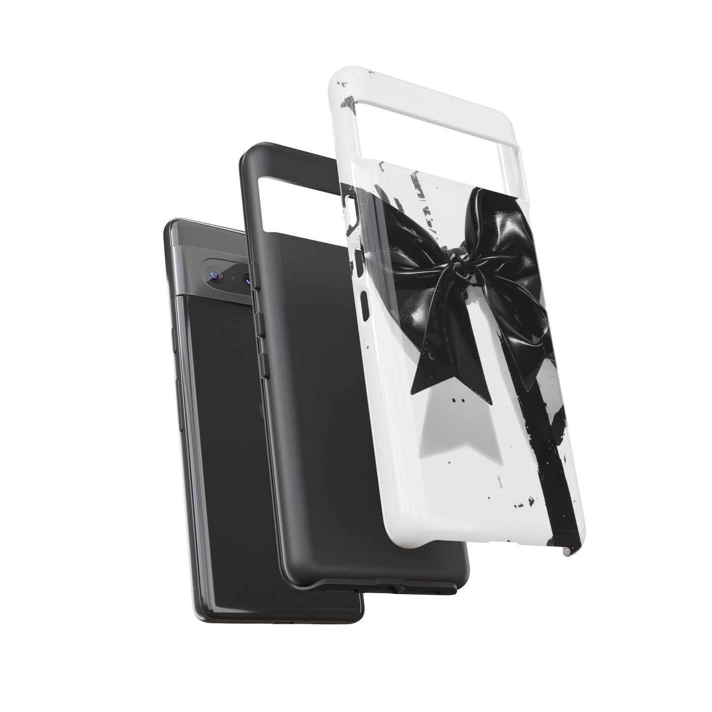 Phone Case — Black Bow Graphic Protective Cover