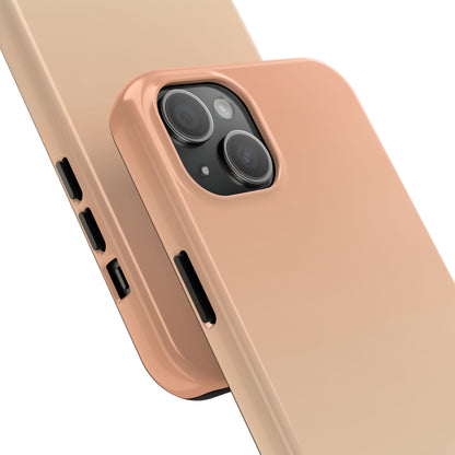 Gradient Tough Phone Case — Peach Ombre Protective Cover