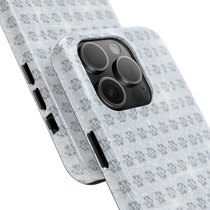 Tough Phone Case — Subtle floral Print Protective Cover